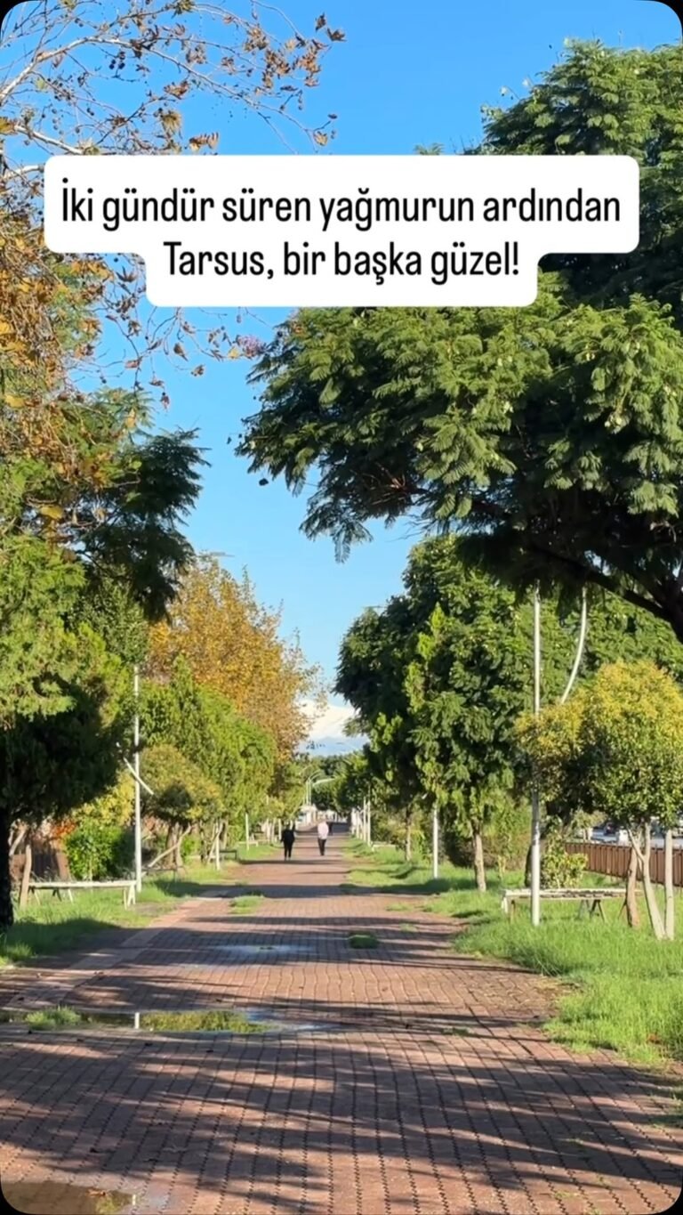 Tarsus’ta Yağmur Suları Evi Bastı…