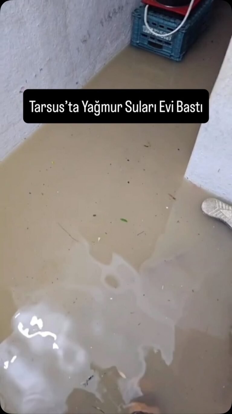İki gündür süren yağmurun ardından Tarsus, bir başka güzel! …
