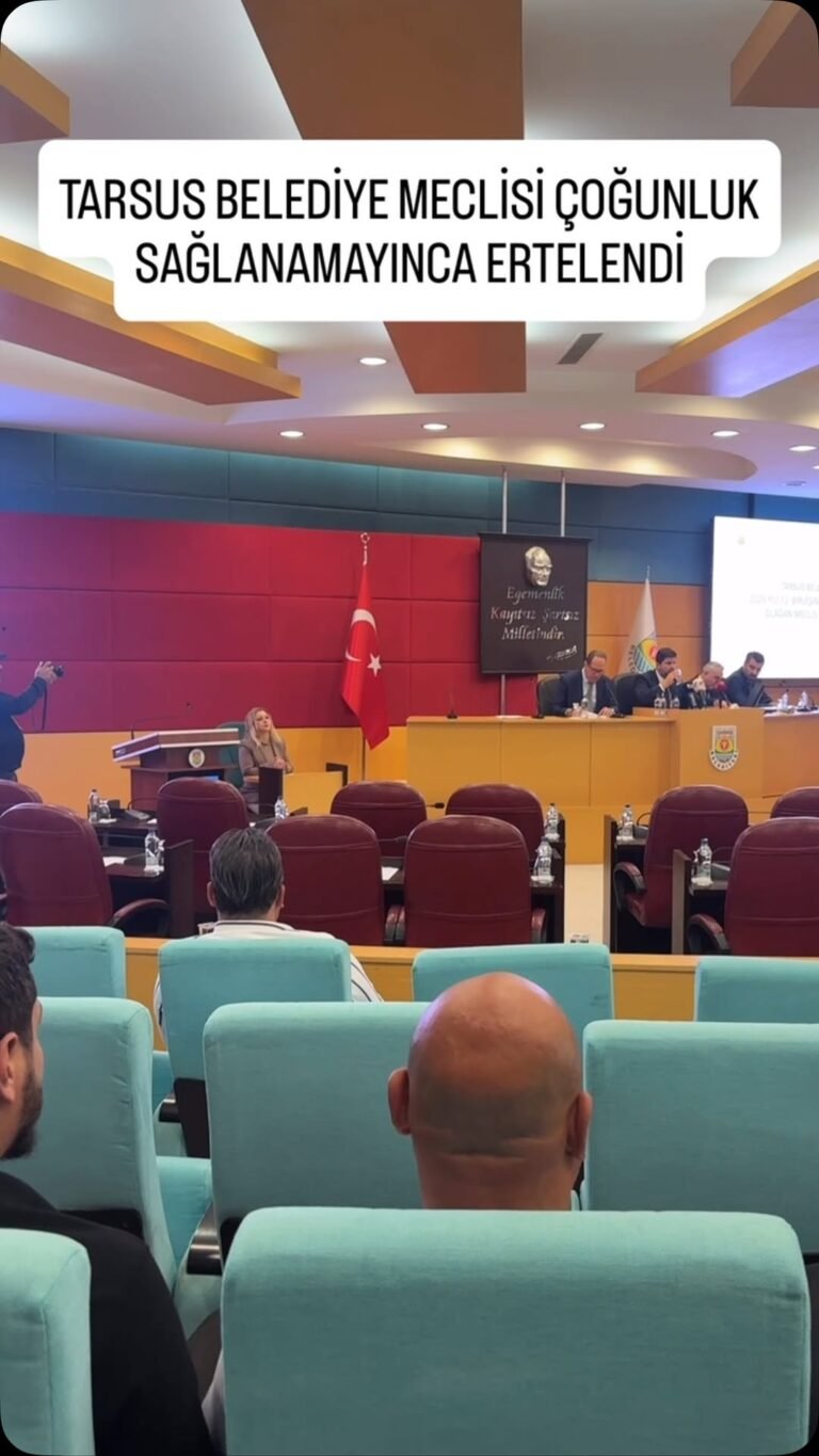 TARSUS TİCARET BORSASI’NDA SEÇİM HEYECANI…